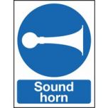 JanSan Sign/Rigid Sound Horn 400x300mm Alliance UK