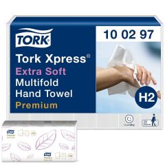 Tork Xpress 100297 Extra Soft Multifold Hand Towel Premium 2Ply White