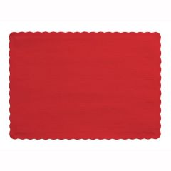 Placemats Embossed Red
