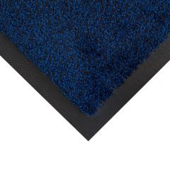 Coba Wash Washable Entrance Doormat Blue 1.15m x 1.75m 69"