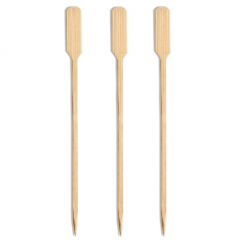 Bamboo Paddle Shaped Skewer 6" 150mm