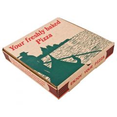 Gondola Kraft Pizza Box 14"