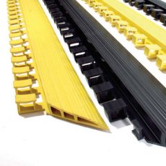Coba Deluxe Workplace Anti Fatigue Rubber Mat Edging 1565mm Yellow