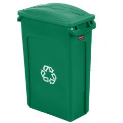 Rubbermaid Slim Jim Commingle Recycling Green 87 Litre - Set