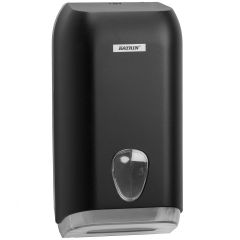 Katrin 92605 Inclusive Folded Toilet Tissue Dispenser Black