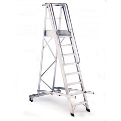 JanSan Warehouse Folding Aluminium Ladder 14 Tread