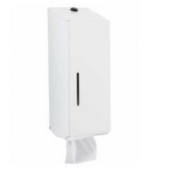 JanSan Metal Bulk Pack Toilet Tissue Dispe Dispenser White