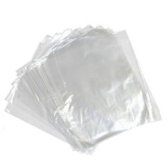 JanSan Clear Heat Seal Poly Prop Bags 20mu 6 x10"