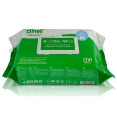 Clinell Universal Multi Purpose Sanitising 200 Wipes