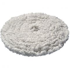 JanSan Carpet Bonnet Mop White 15"