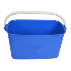 JanSan Oblong Bucket 9 Litre Blue