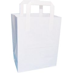 JanSan Kraft SOS Paper White Carrier Bags Small