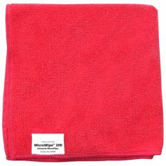 JanSan Microfibre Cloths Red