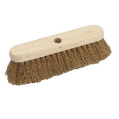 JanSan Wooden Broom Head Soft Coco 12"